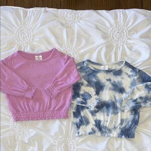 GAP Pink and Blue Sweatshirts Cozy and Stylish